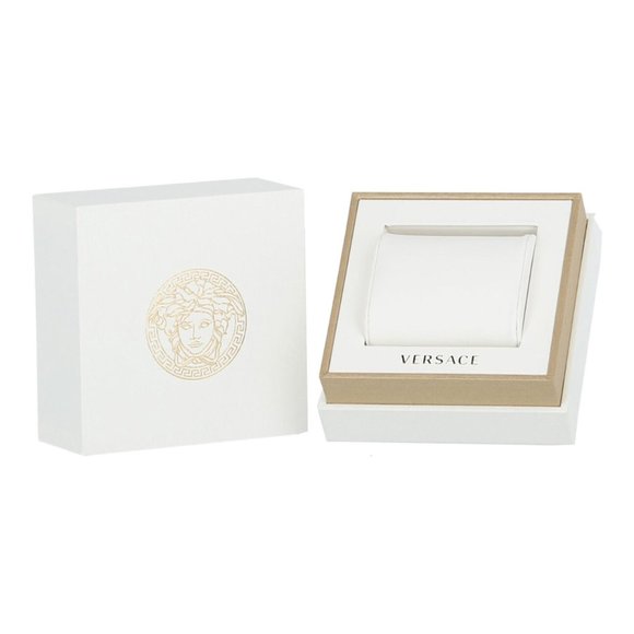 Versace Men's Steel 45mm Gold Accent Watch - Picture 3 of 4